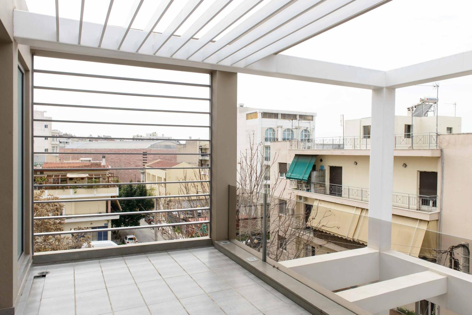 Apartament Bright Loft With Terrance - Next To Metro Kerameikos Ateny Zewnętrze zdjęcie